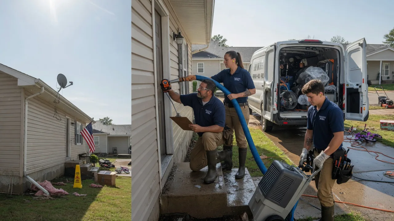 Ceiling Water Damage Restoration in Texola, OK near me