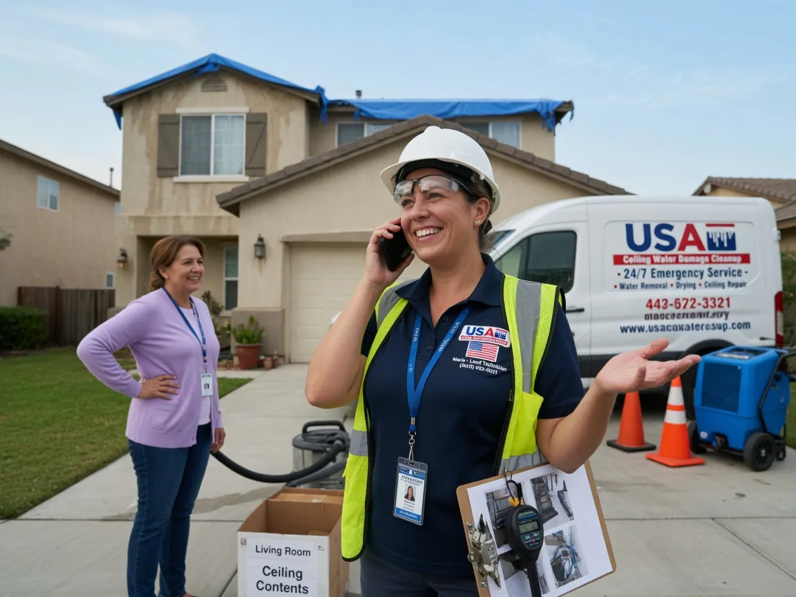 Ceiling Water Damage Restoration Texola, OK FAQs